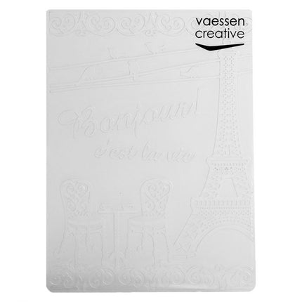 Vaessen Creative • Prägefolder Französisches Bistro