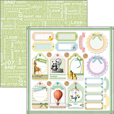 Größe & Gewicht Papierbogen 12"x12"