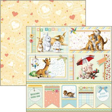 My First Year Karten & Tags Papierbogen 12"x12"