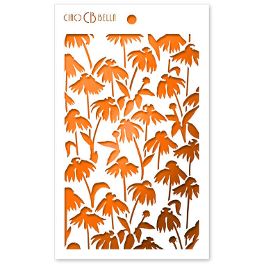 Struktur-Schablone 5"x8" Gänseblümchen