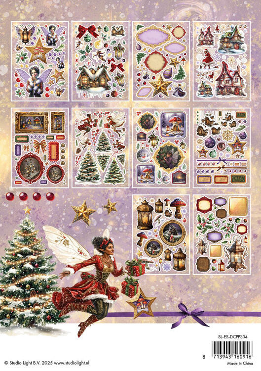 SL Stanzpapierblock Fairy Christmas Essentials Nr. 334  