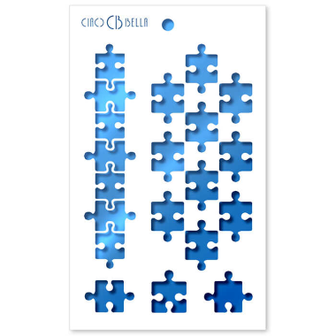 Struktur-Schablone 5"x8" Puzzle