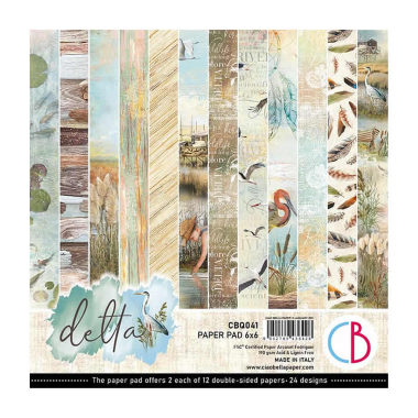 Delta Papierblock 6"x6" 24/Stück