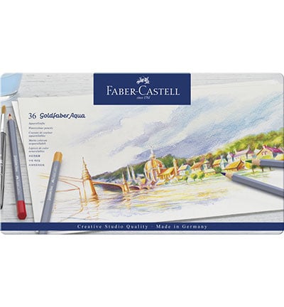 (FC-114636) Aquarellstift FC Goldfaber Etui mit 36 Stk. Creative Studio