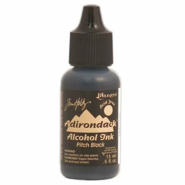 Ranger • Adirondack Alcohol Ink Open Stock Earthtones Pitch Black  