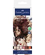 Duo Aquarellmarker FC Goldfaber Etui 6 Stück Porträt Farbtöne Nr.: 283, 195, 114, 116