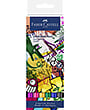 Duo Aquarellmarker FC Goldfaber Etui 6 Stück Graffiti Farbtöne Nr.: 229, 208, 137, 228