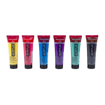 Amsterdam • Standard Serie Acrylfarbe Bunte Metallic Set 6x20ml