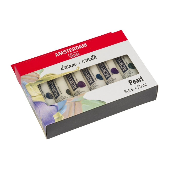 Amsterdam • Standard Serie Acrylfarbe Perlmutt Set 6x20ml