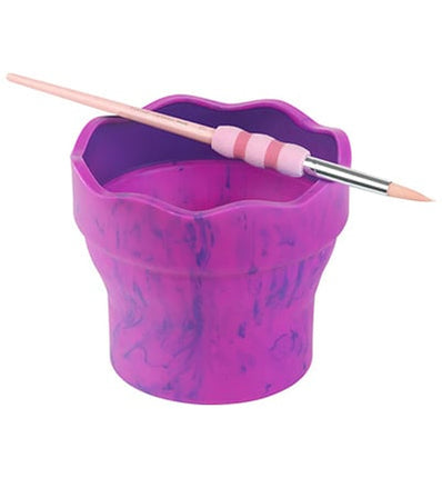 Wassertasse Clic & Go, rosa Marmor