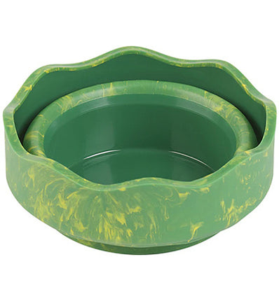 Wassertasse Clic & Go, grüner Marmor