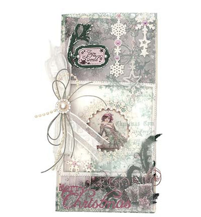 JMA Collage-Papierblock Hintergründe & Elemente Christmas Blush Nr. 391