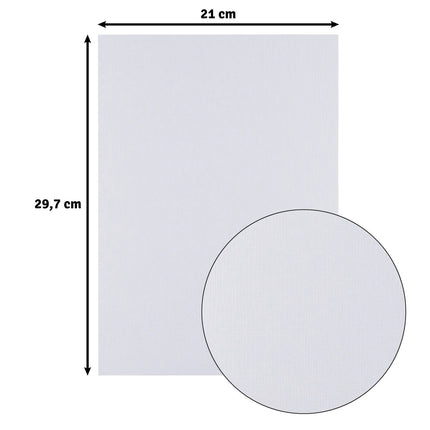 Florence • Leinenkarton 250g A4 Weiß 10x