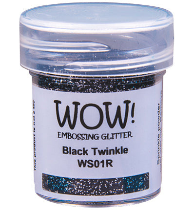 Wow Embossing Glitters, Schwarzer Funkel