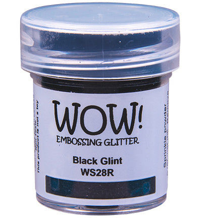 Wow Embossing Glitters, Schwarzer Glanz