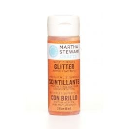 Martha Stewart • Farbe 59ml Glitzer Orange Sorbet