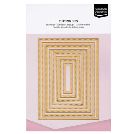 Vaessen Creative • Essentials Stanzformen Rechtecke mit Naht