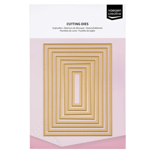 Vaessen Creative • Essentials Stanzformen Rechtecke mit Naht