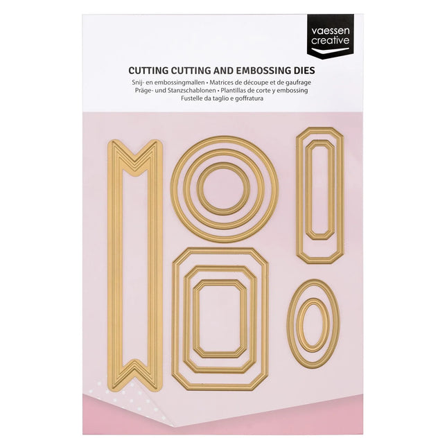Vaessen Creative • Essentials Stanz- und Prägeformen Etiketten