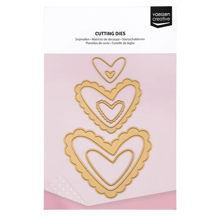 Vaessen Creative • Essentials Stanzformen Verspielte Herzen