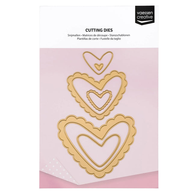 Vaessen Creative • Essentials Stanzformen Verspielte Herzen
