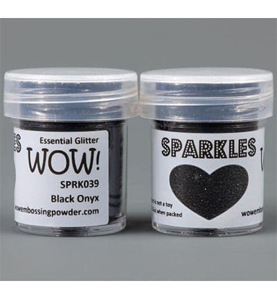 Wow Sparkles Glitzer, Schwarzer Onyx