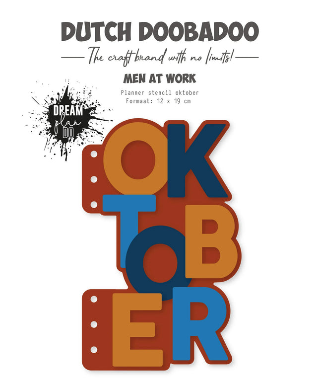 DDBD Planerschablone Oktober
