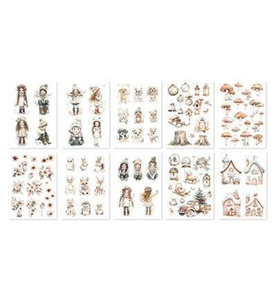 DDBD Collage-Papierset Winterwunderland