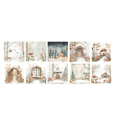 DDBD Collage-Papierset Winterwunderland