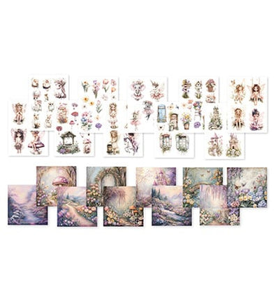 DDBD Collage-Papierset Woodland Springs