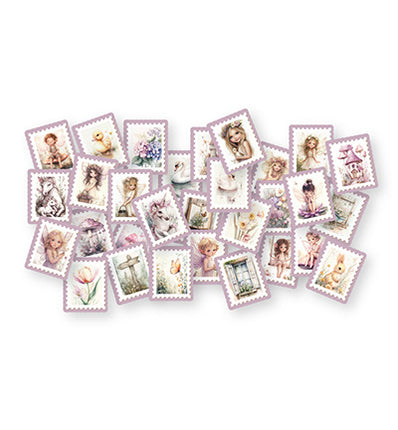 DDBD Die-Cuts Frühlingsbriefmarken