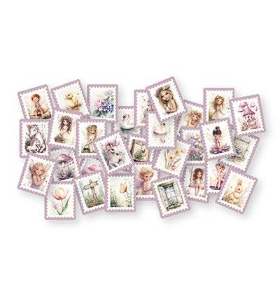 DDBD Die-Cuts Frühlingsbriefmarken