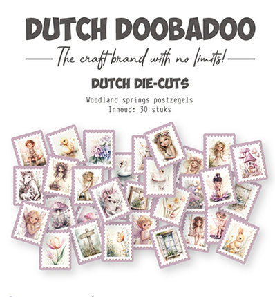 DDBD Die-Cuts Frühlingsbriefmarken