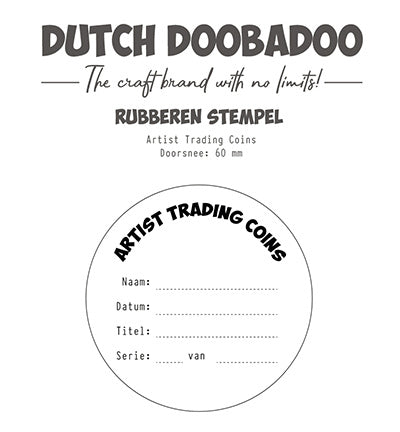 DDBD Gummistempel ATC Text