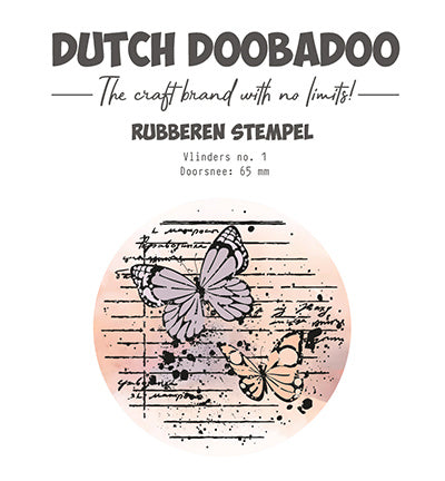 DDBD Gummistempel 1 ATC Schmetterling