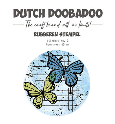 DDBD Gummistempel 2 ATC Schmetterling