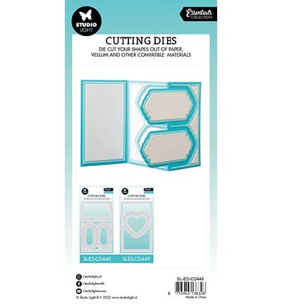 SL Stanzformen Zickzack-Kartenform Essentials Nr. 448