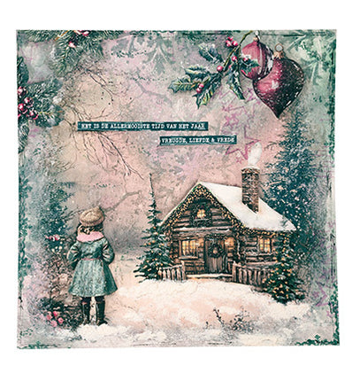 JMA Aufkleberbögen Briefmarken & Texte Christmas Blush Nr. 53