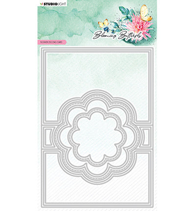 SL Stanzform Blumen-Zickzack-Karte Blooming Butterfly Nr.489