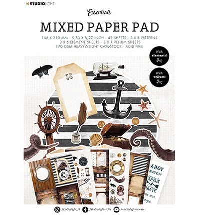 SL Mixed Paper Pad Vintage Treasures Sea Essentials Nr. 19