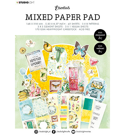 SL Mixed Paper Pad Frische Zitrusfrüchte Essentials Nr.21
