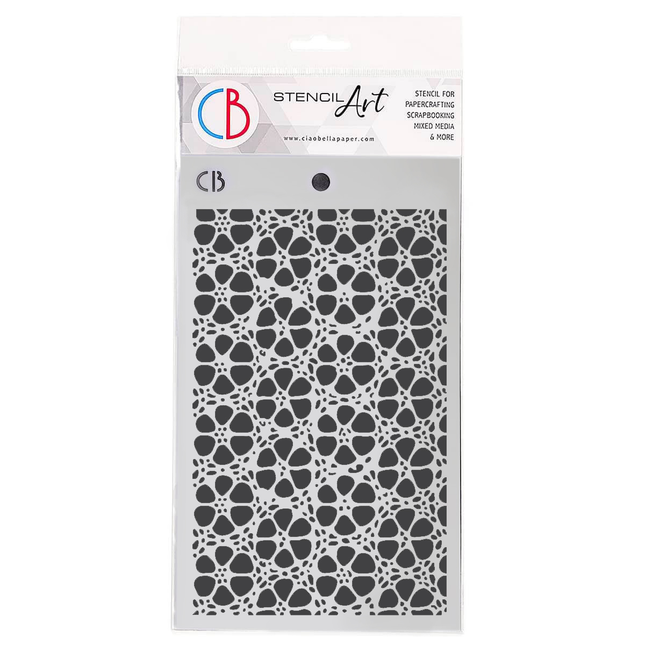 TEXTUR SCHABLONE 5"X8" VINTAGE FILIGRANMUSTER