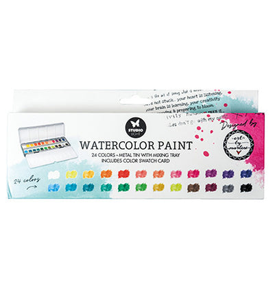 SL Aquarellfarben 24 Farben Essentials +ABM Nr.02  