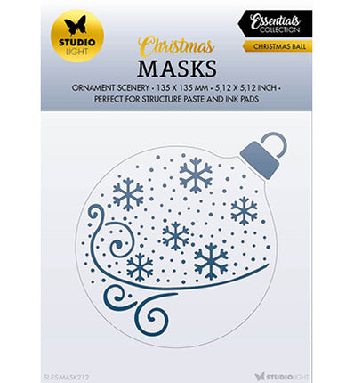 SL Schablone Weihnachtskugel Essentials Nr. 212