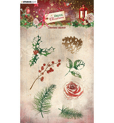 SL Klarsichtstempel Weihnachtsgrün Magisches Weihnachten Nr. 500