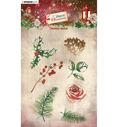 SL Klarsichtstempel Weihnachtsgrün Magisches Weihnachten Nr. 500