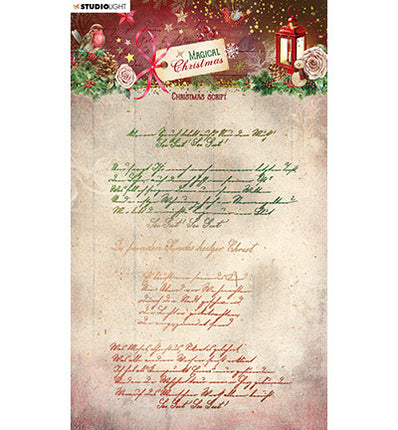 SL Klarsichtstempel Weihnachtsskript Magisches Weihnachten Nr. 501