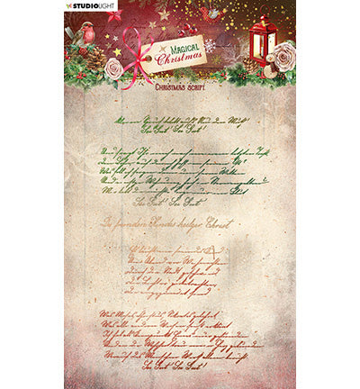 SL Klarsichtstempel Weihnachtsskript Magisches Weihnachten Nr. 501