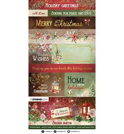 SL Stickerbögen 2x2 Bögen Magisches Weihnachten Nr. 13