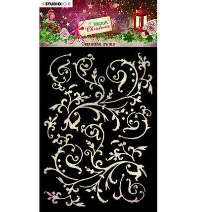 SL Schablone Ornamentale Wirbel Magisches Weihnachten Nr. 227
